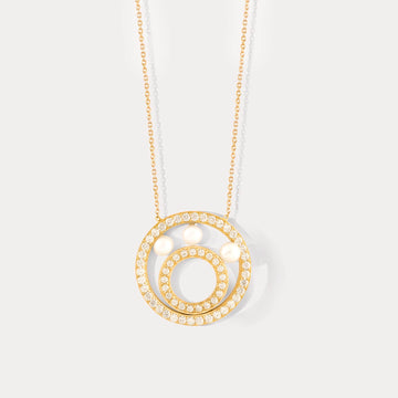 Gold Viola Necklace